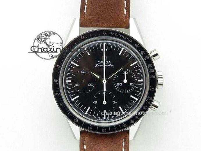 0601 Premium Seamaster Professional Chrono RG Black Ceramic Black Dial On RG Bracelet A 8212